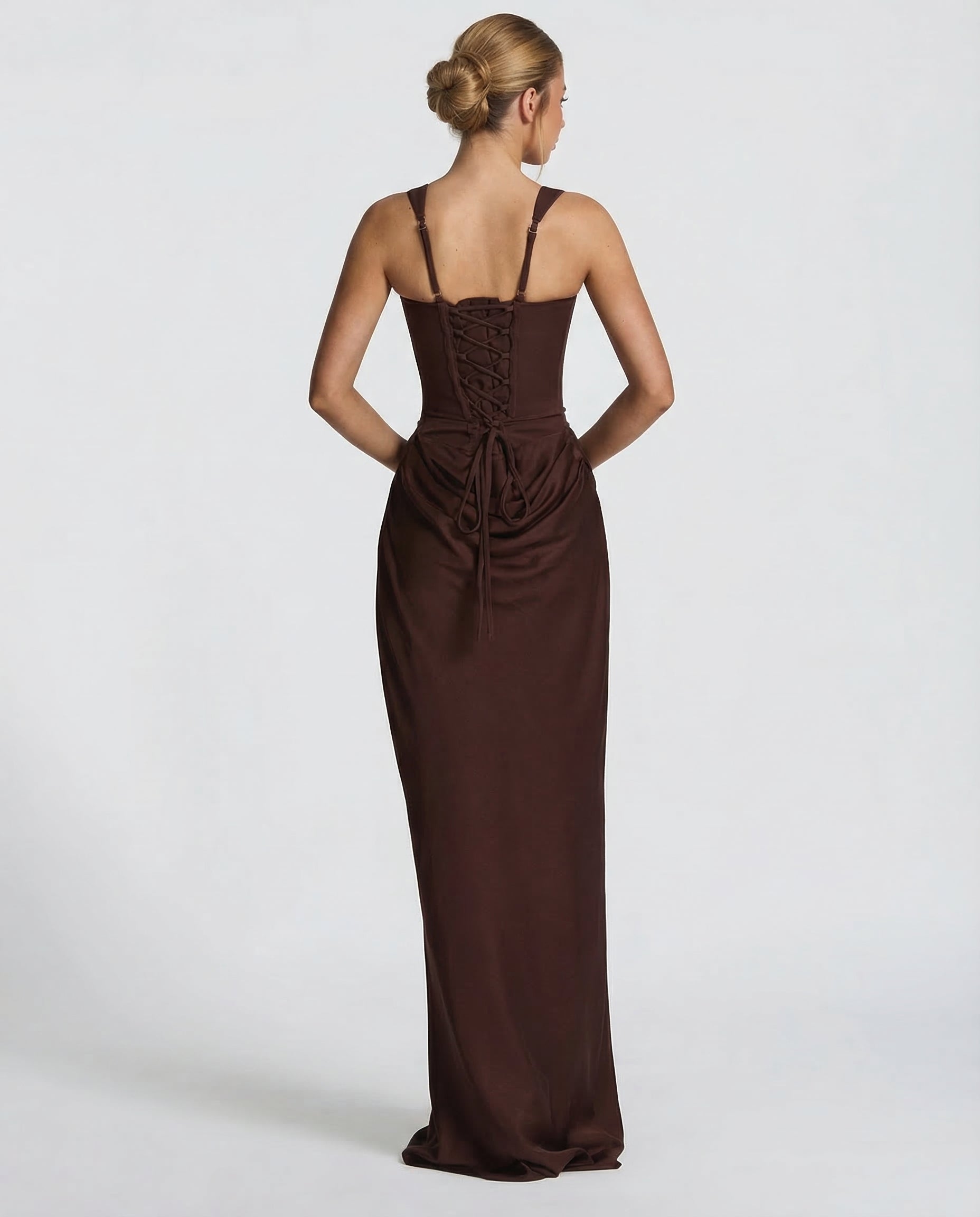 Elise | Hourglass Maxi Dress – Women's Wedding Guest Gown