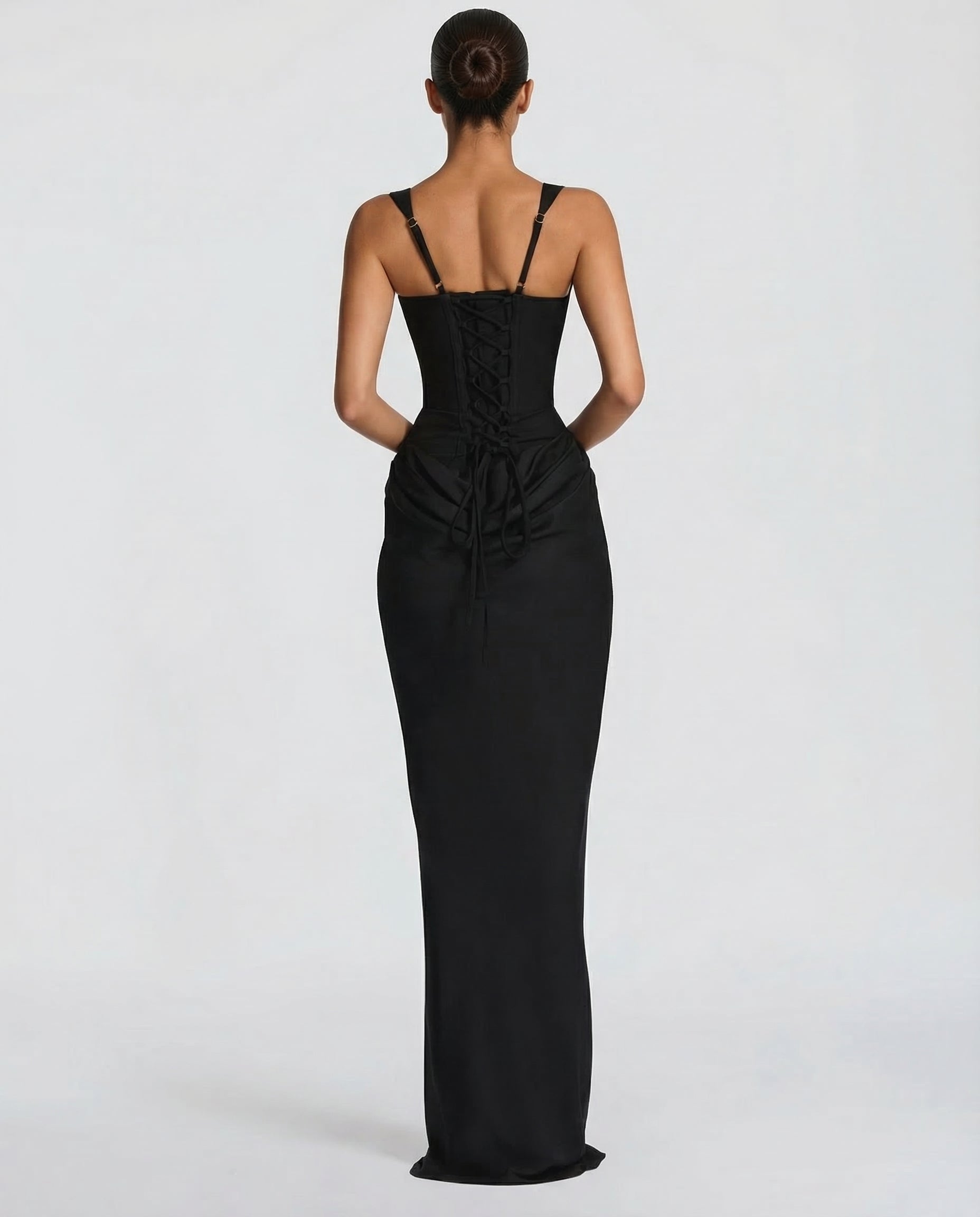 Elise | Hourglass Maxi Dress – Women's Wedding Guest Gown