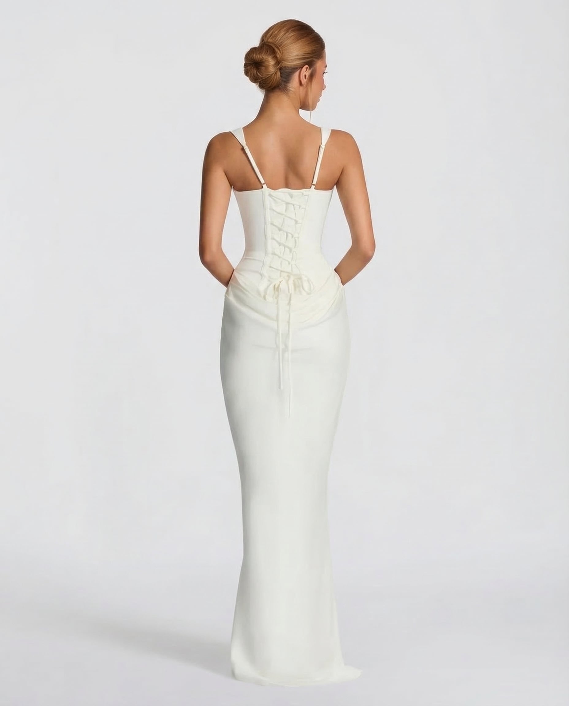 Elise | Hourglass Maxi Dress – Women's Wedding Guest Gown
