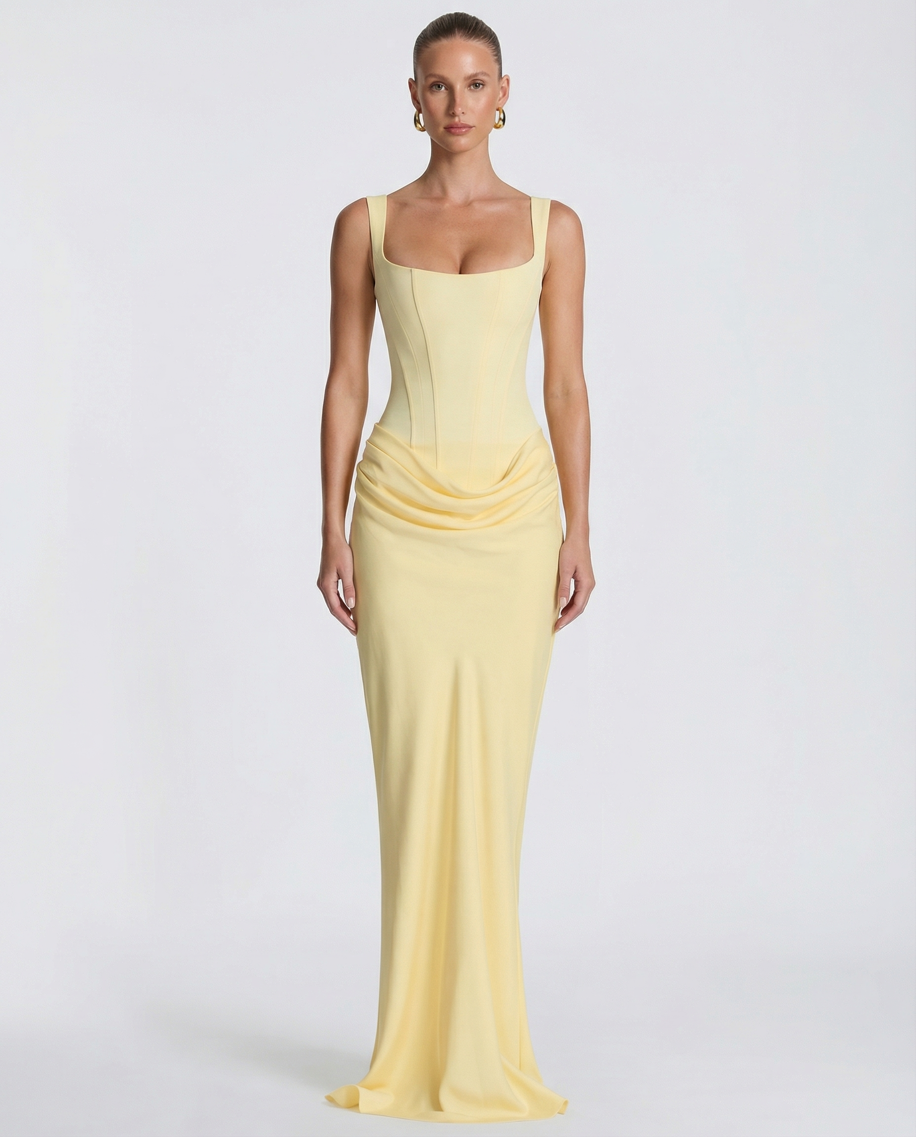 Elise | Hourglass Maxi Dress – Women's Wedding Guest Gown