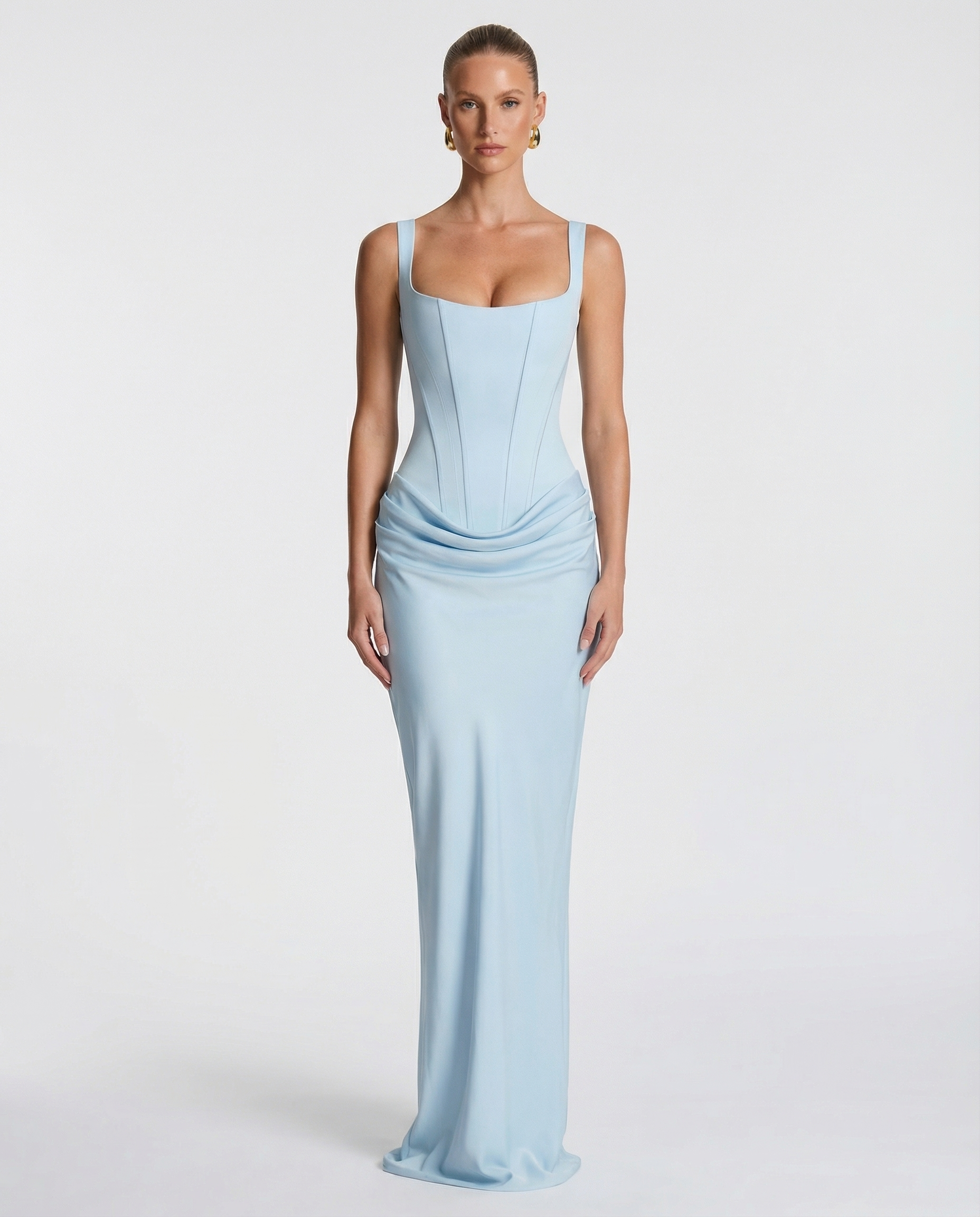 Elise | Hourglass Maxi Dress – Women's Wedding Guest Gown