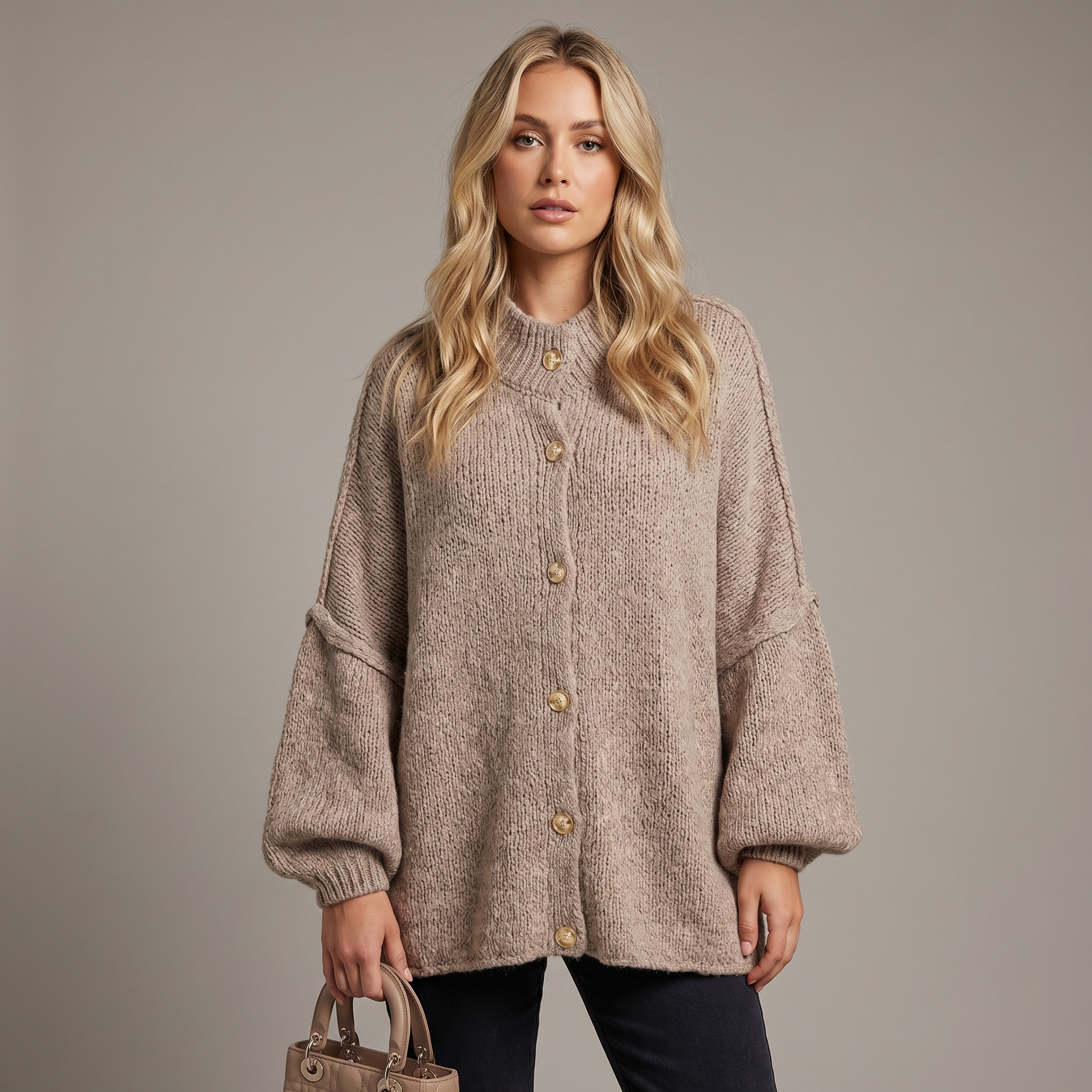 Georgia | Relaxed Chunky Knit Cardigan