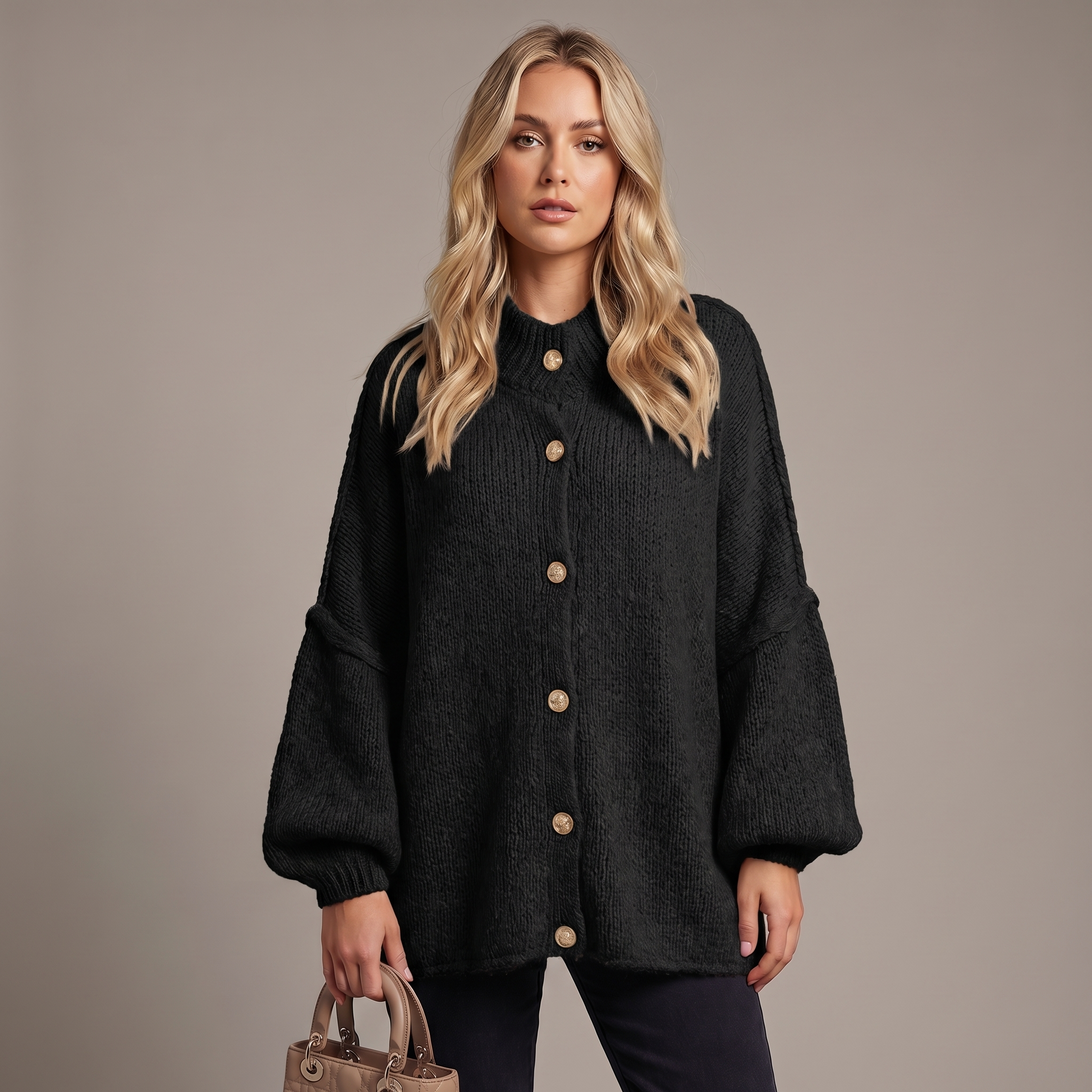 Georgia | Relaxed Chunky Knit Cardigan