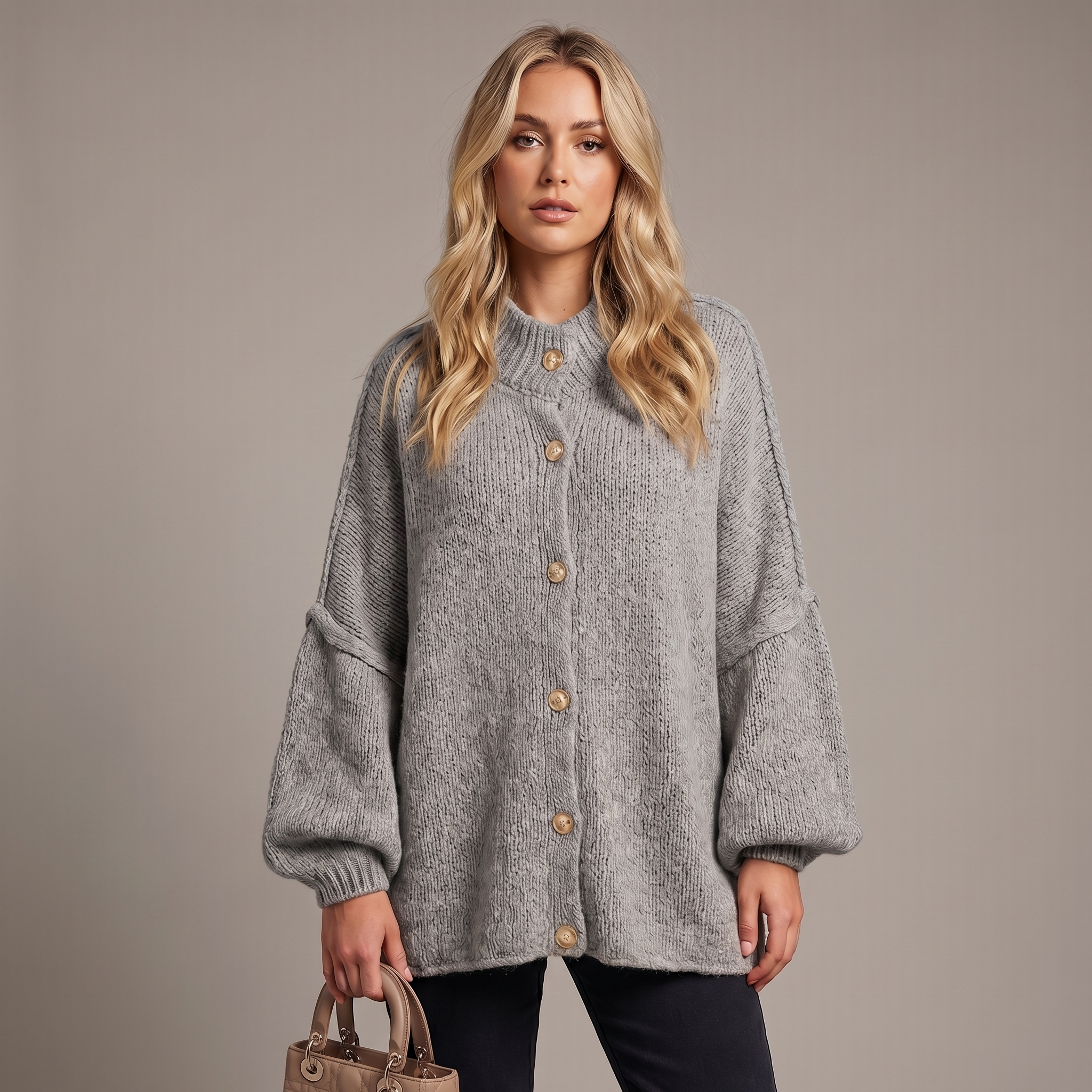 Georgia | Relaxed Chunky Knit Cardigan