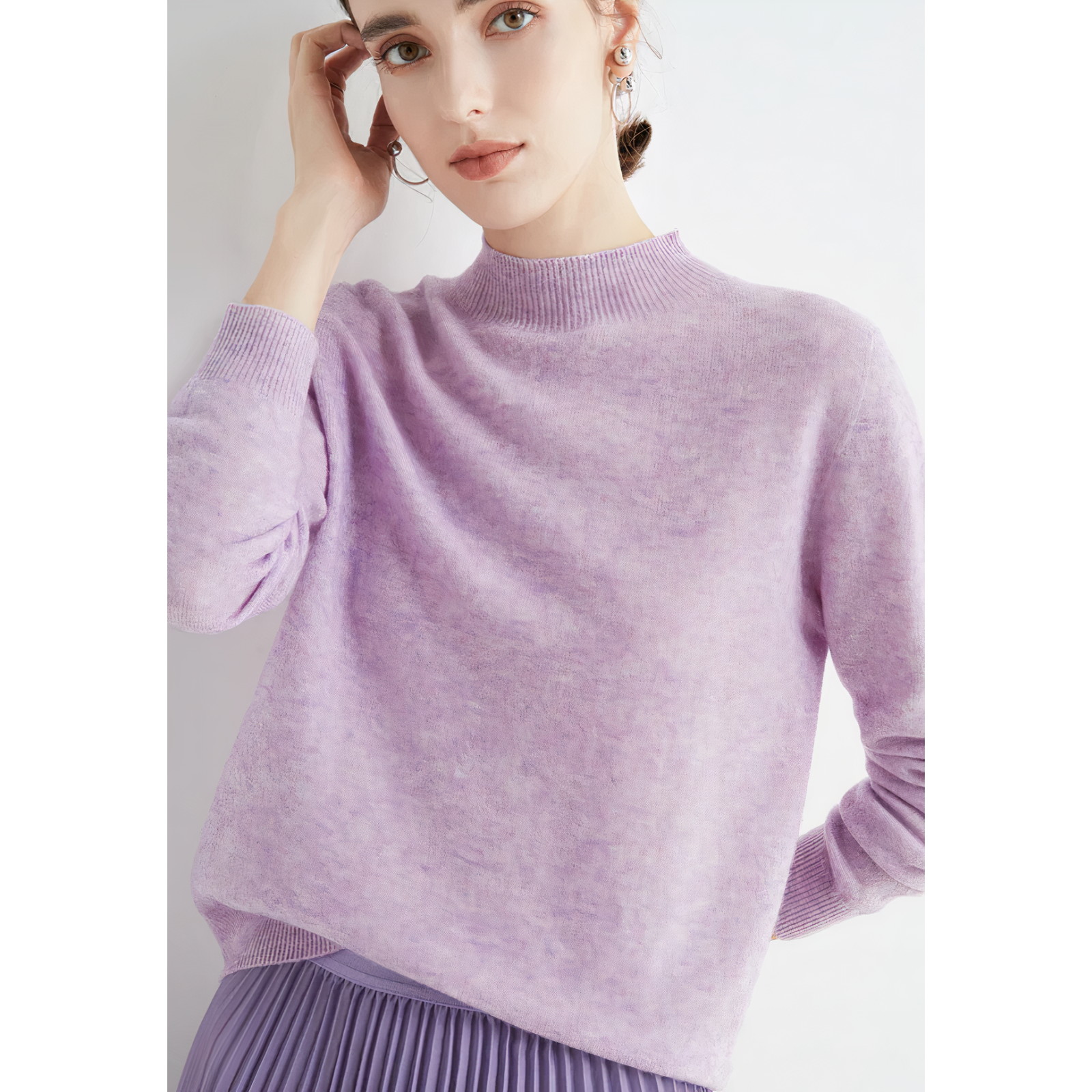 Evie | Luxury Cashmere Blend Knit Jumper