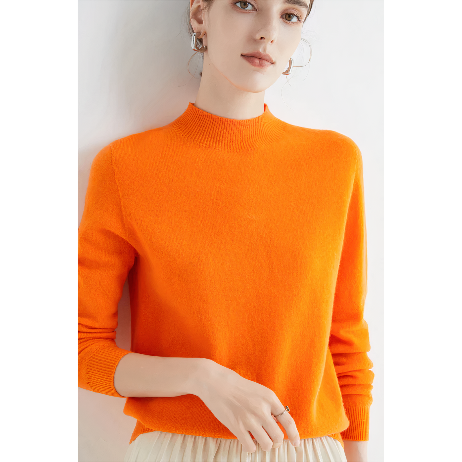 Evie | Luxury Cashmere Blend Knit Jumper