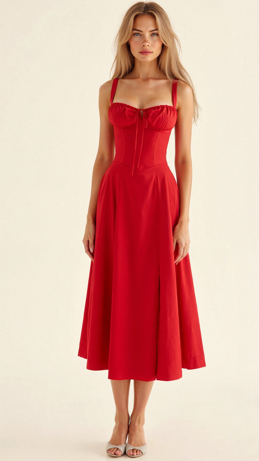 Poppy | Corset Fit Midi Dress