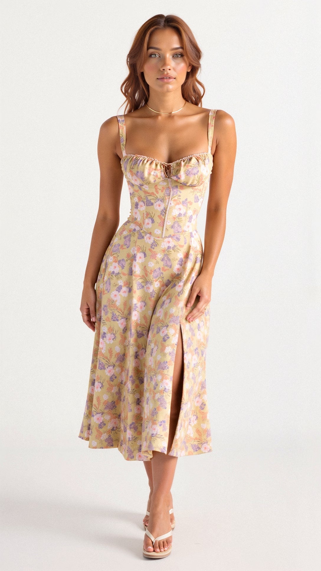 Poppy | Corset Fit Midi Dress