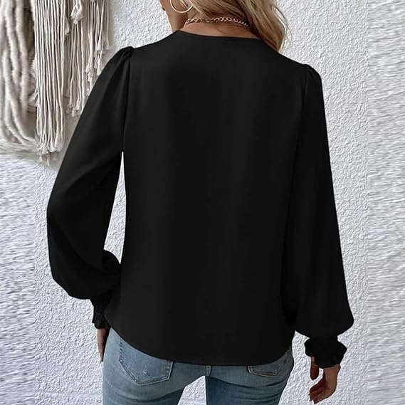 Charlotte | Ruched Long Sleeve Blouse