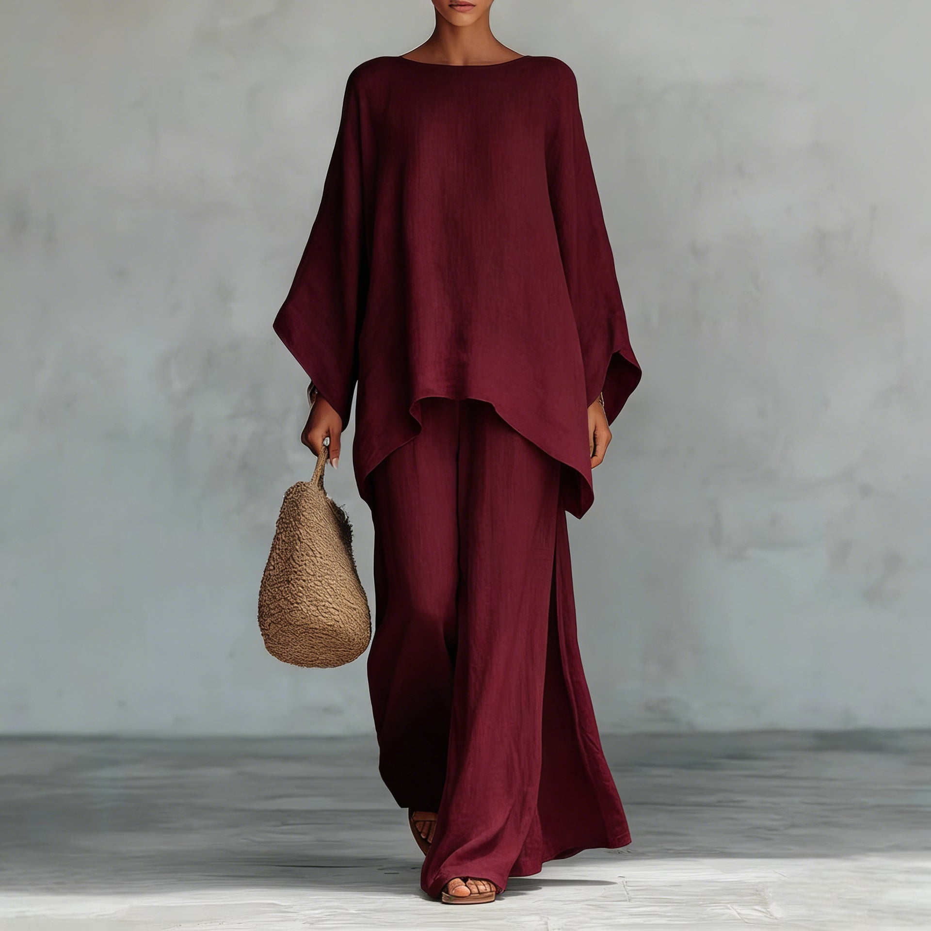 Holly | Relaxed Batwing Two Piece Set