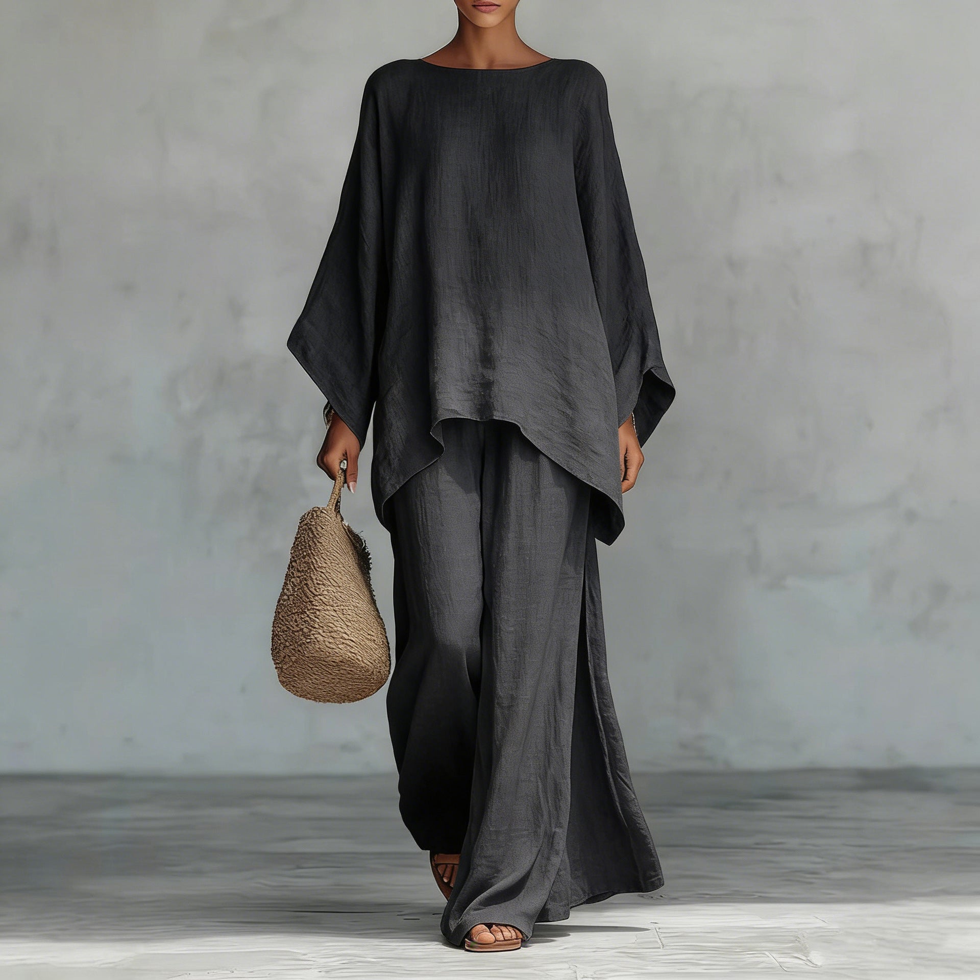 Holly | Relaxed Batwing Two Piece Set